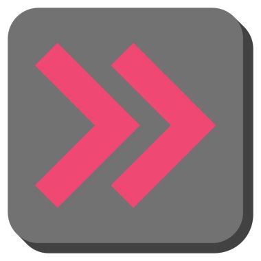 Şu yuvarlak üst karakter kare vektör simgesi