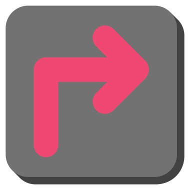 Doğru yuvarlatılmış kare vektör simge açmak