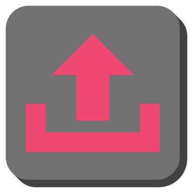 Yuvarlatılmış Kare vektör simge yüklemek