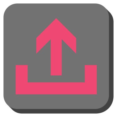 Yuvarlatılmış Kare vektör simge yüklemek