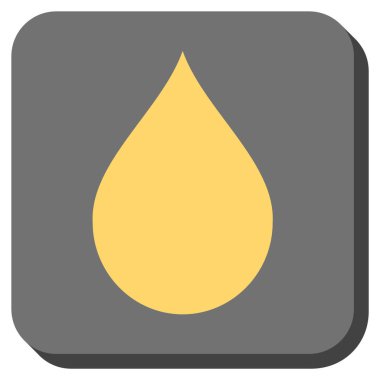 Yuvarlatılmış Kare vektör simge damla