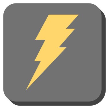 Yuvarlatılmış Kare vektör simge yürütmek