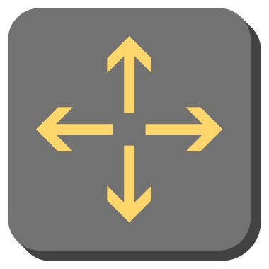 Oklar yuvarlatılmış kare vektör simgesini genişletin