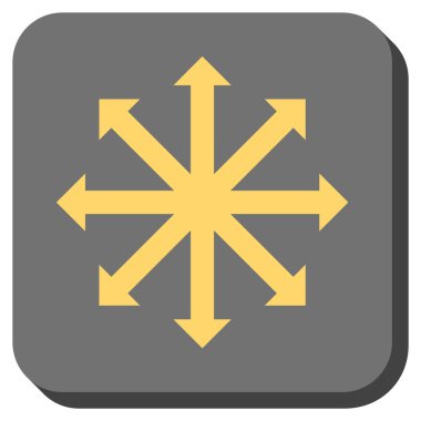 Oklar yuvarlatılmış kare vektör simgesini genişletin