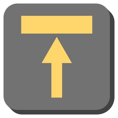 Top yuvarlak kare vektör simgesi hareket