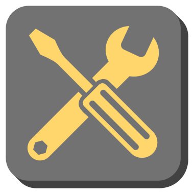 Seçenekleri yuvarlatılmış kare vektör simgesi