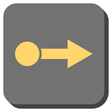 Doğru yuvarlatılmış kare vektör simge çekin