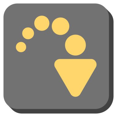 Yuvarlatılmış Kare vektör simge Yinele