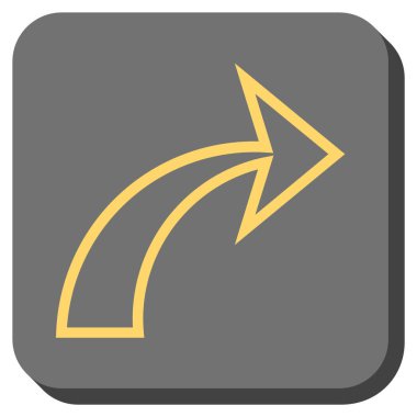 Yuvarlatılmış Kare vektör simge Yinele