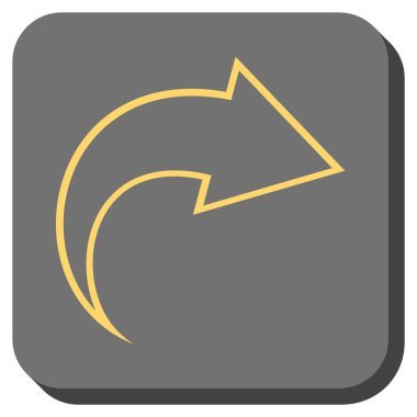 Yuvarlatılmış Kare vektör simge Yinele