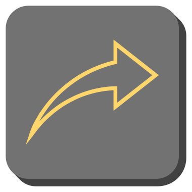 Yuvarlatılmış Kare vektör simge Yinele