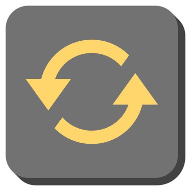 Oklar yuvarlatılmış kare vektör simge Yenile