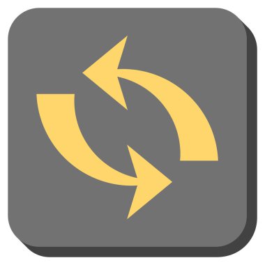 Yuvarlatılmış Kare vektör simge Yenile