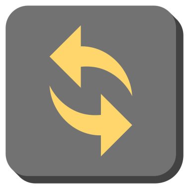 Yuvarlatılmış Kare vektör simge Yenile