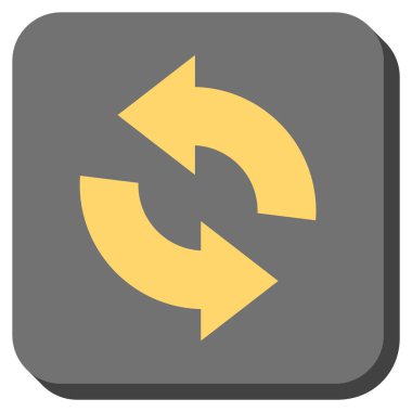 Yuvarlatılmış Kare vektör simge Yenile