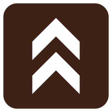 Düz kare vektör simge kayması