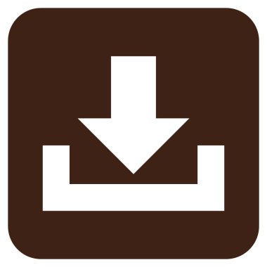 Düz kare vektör simge indirme