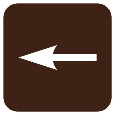 Keskin ok düz yaptı vektör simgesi kare