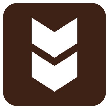 Düz kare vektör simgesi kaydır