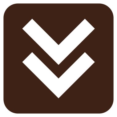 Düz kare vektör simgesi kaydır