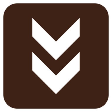 Düz kare vektör simgesi kaydır