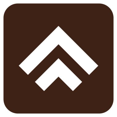 Düz kare vektör simge kayması