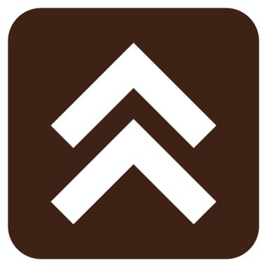 Düz kare vektör simge kayması