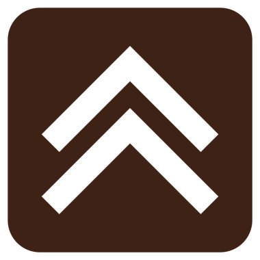 Düz kare vektör simge kayması