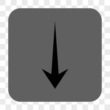 Yuvarlatılmış Kare düğme aşağı ok