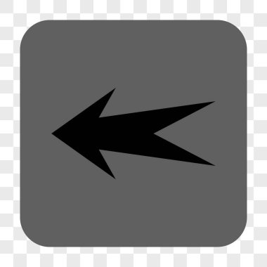 Ok sol yuvarlak kare düğme