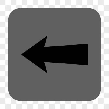 Ok sol yuvarlak kare düğme