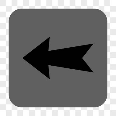 Ok sol yuvarlak kare düğme