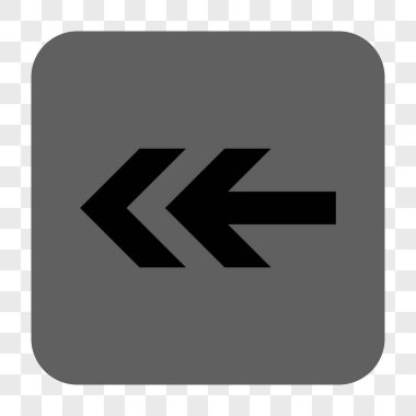 Ok sol yuvarlak kare düğme