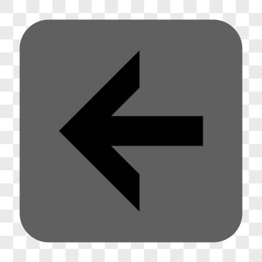 Ok sol yuvarlak kare düğme