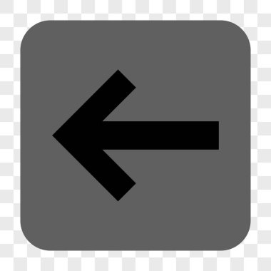 Ok sol yuvarlak kare düğme