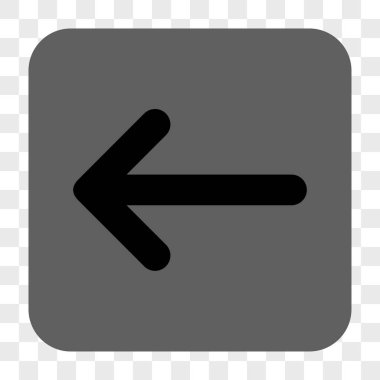 Ok sol yuvarlak kare düğme