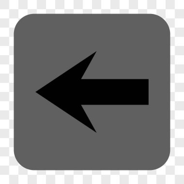 Ok sol yuvarlak kare düğme