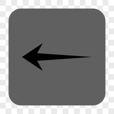 Ok sol yuvarlak kare düğme