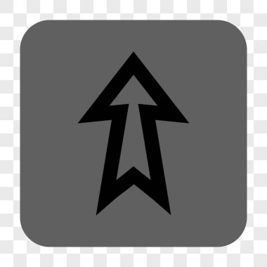 Yuvarlatılmış Kare düğmesini yukarı ok