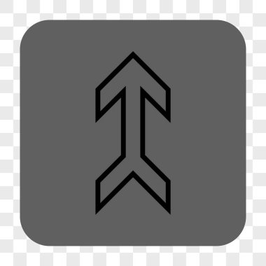 Yuvarlatılmış Kare düğmesini yukarı ok