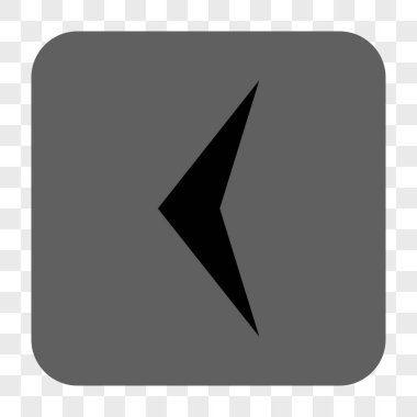 Ok ucu sol yuvarlak kare düğme