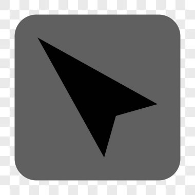 Kare düğme ok ucu sol yukarı yuvarlanır