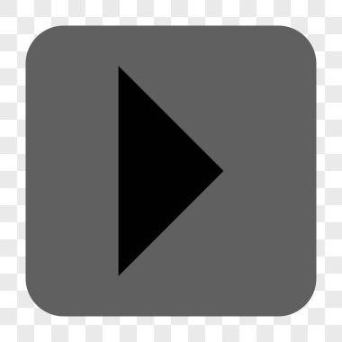 Ok ucu sağ yuvarlak kare düğme