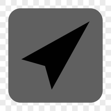 Kare düğme ok ucu sağ-yukarı yuvarlanır