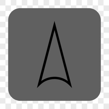 Yuvarlatılmış Kare düğmesini yukarı ok ucu