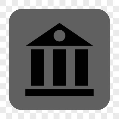 Banka Binası yuvarlak kare düğme