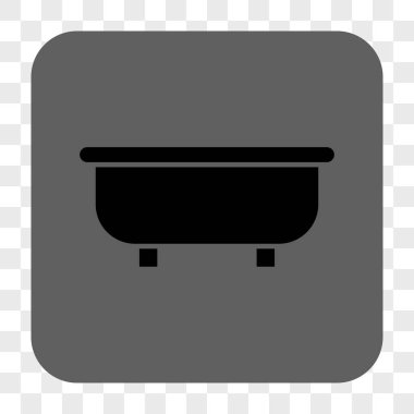 Küvet yuvarlak kare düğme