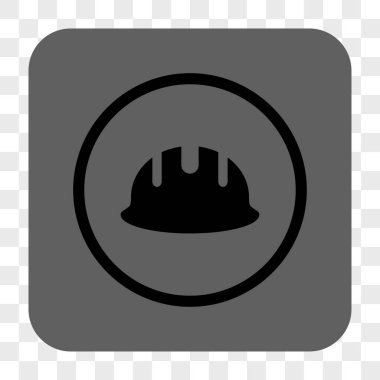 Kare düğme Oluşturucu Hardhat yuvarlak