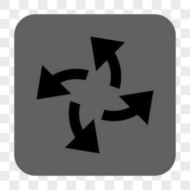 Santrifüj okları yuvarlak kare düğme