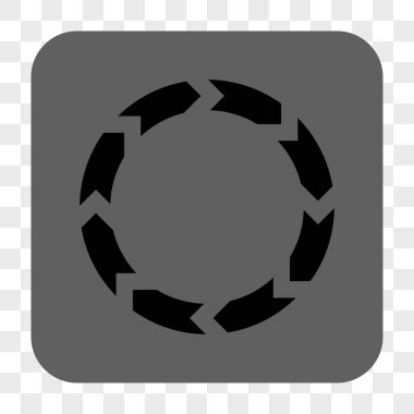 Dolaşım yuvarlak kare düğme